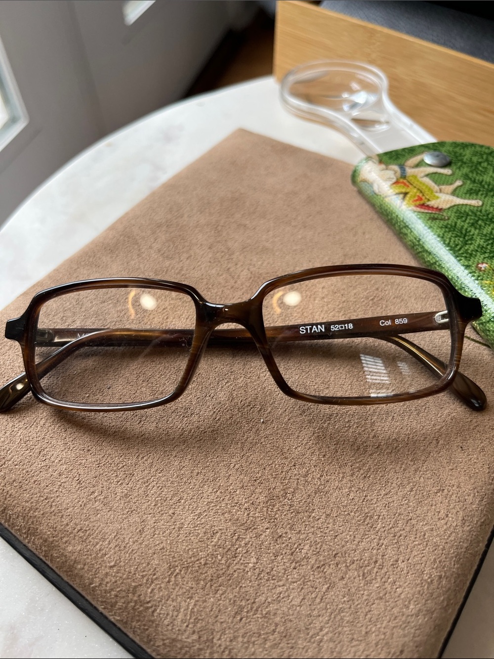Morgenthal Frederics New York rare vintage men’s frame STAN 52/18 col 859
